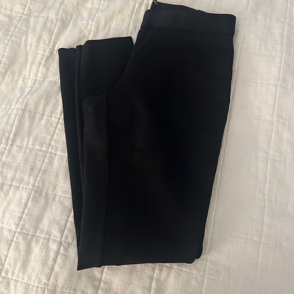 J Crew Pixie Pant Stretch Ponte Skinny Leg In Black Women’s size 2 R NWT $98